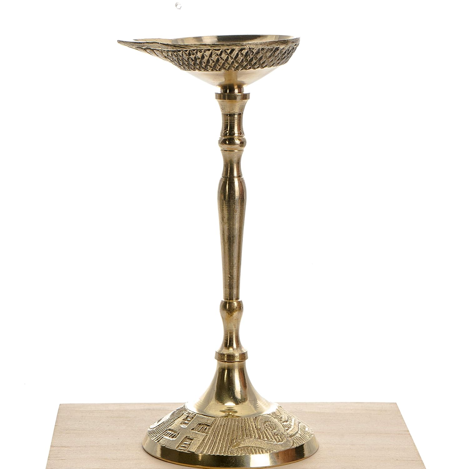 Diya with Tall Stand